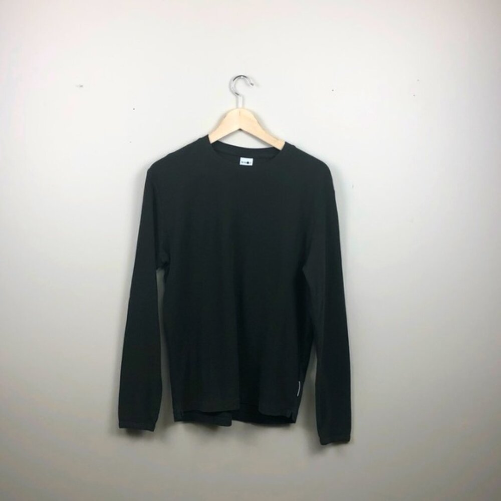 Nn07 no nationality green crew neck long sleeve pull over top small